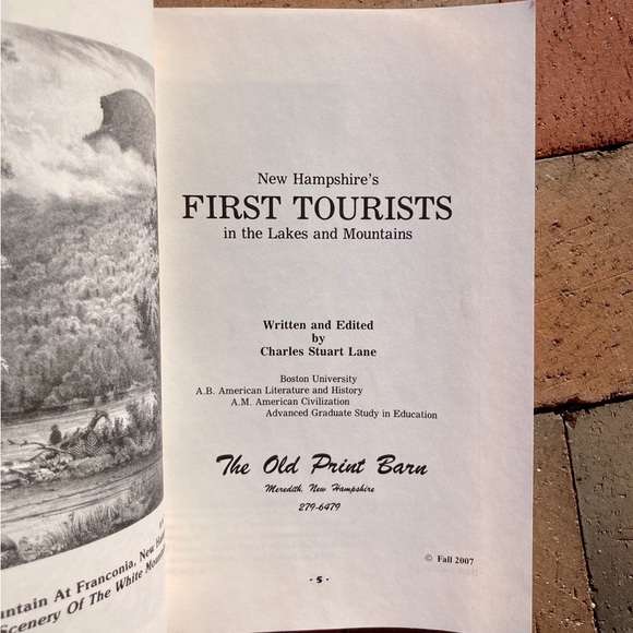New Hampshire's First Tourists White Mountains Lakes Region NH New England - Picture 10 of 11